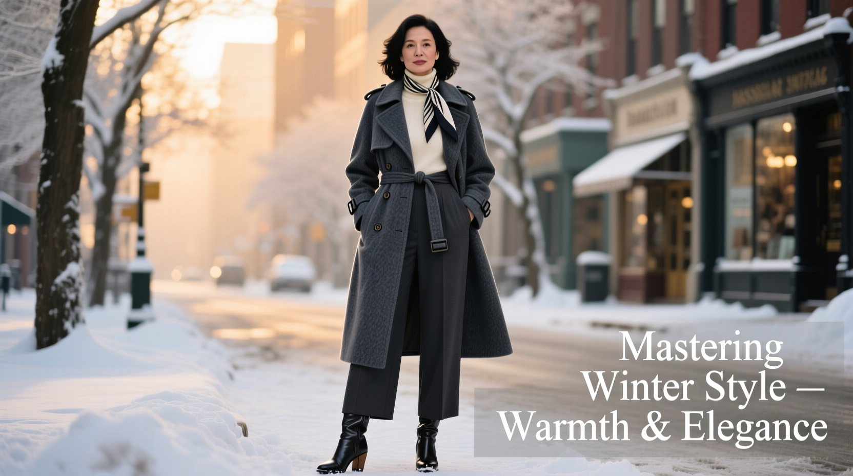 mastering winter style how to wear a high quality jacket for warmth and elegance
