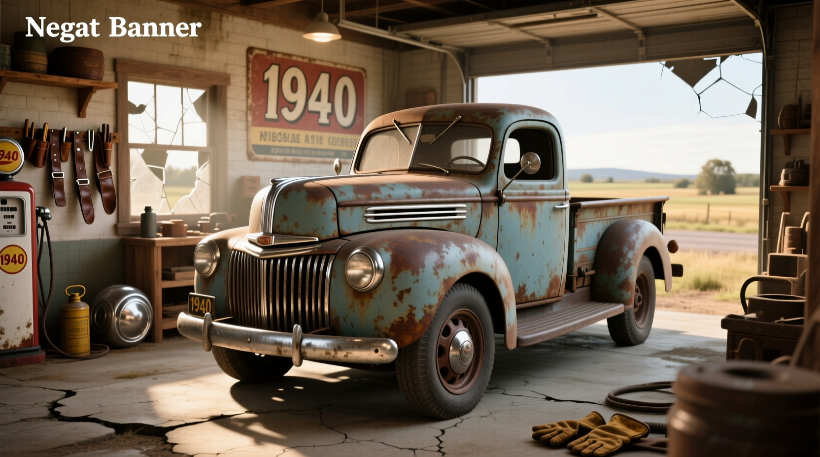 1940 Plymouth PT105 pickup truck parked on gravel road