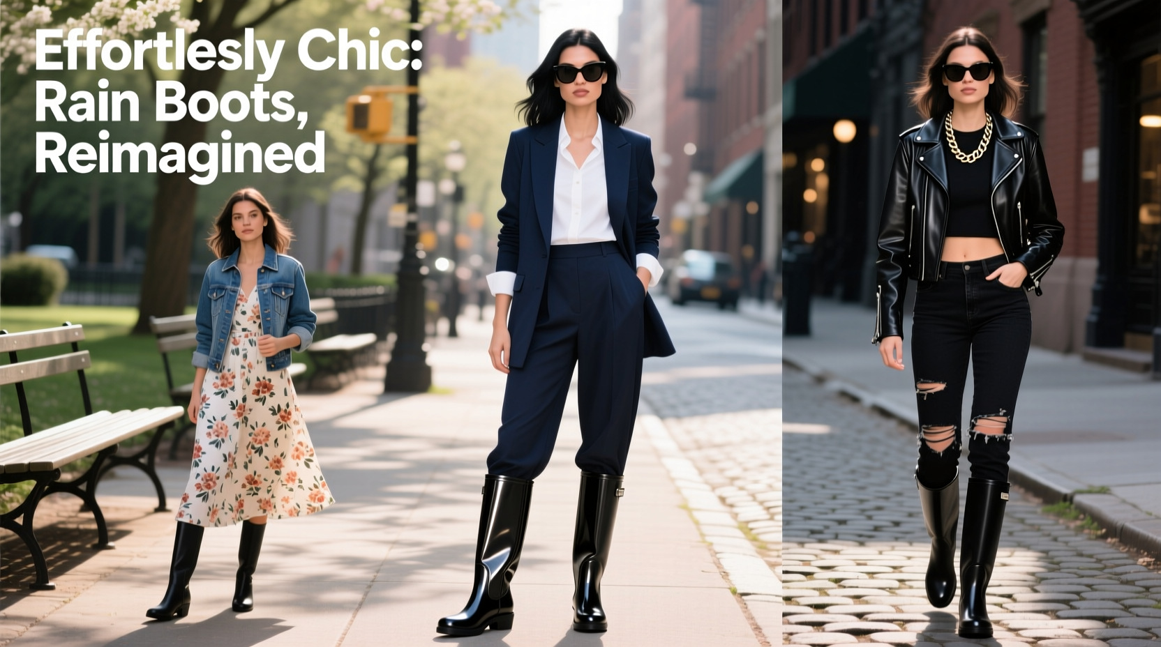 effortlessly chic creative ways to style knee high rain boots for every occasion