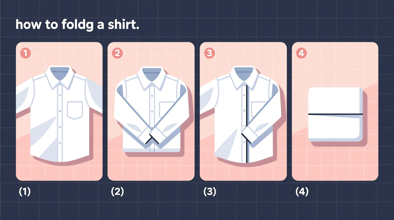 how to fold a shirt