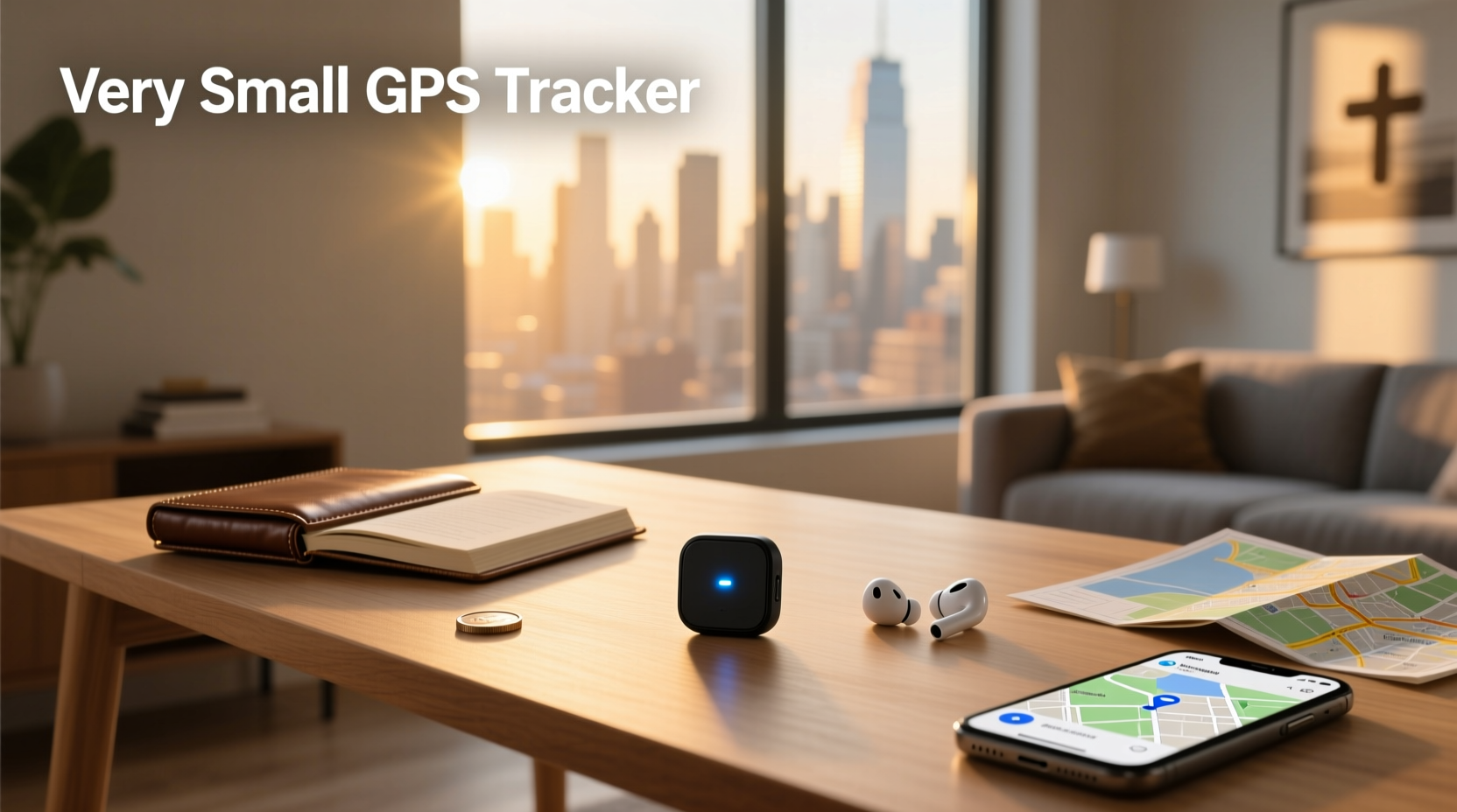 What is the smallest GPS tracker for personal or vehicle use?