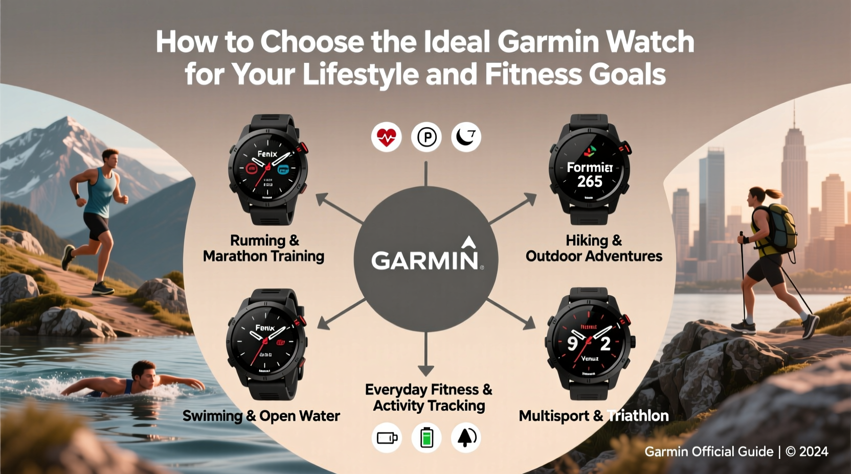 how to choose the ideal garmin watch for your lifestyle and fitness goals
