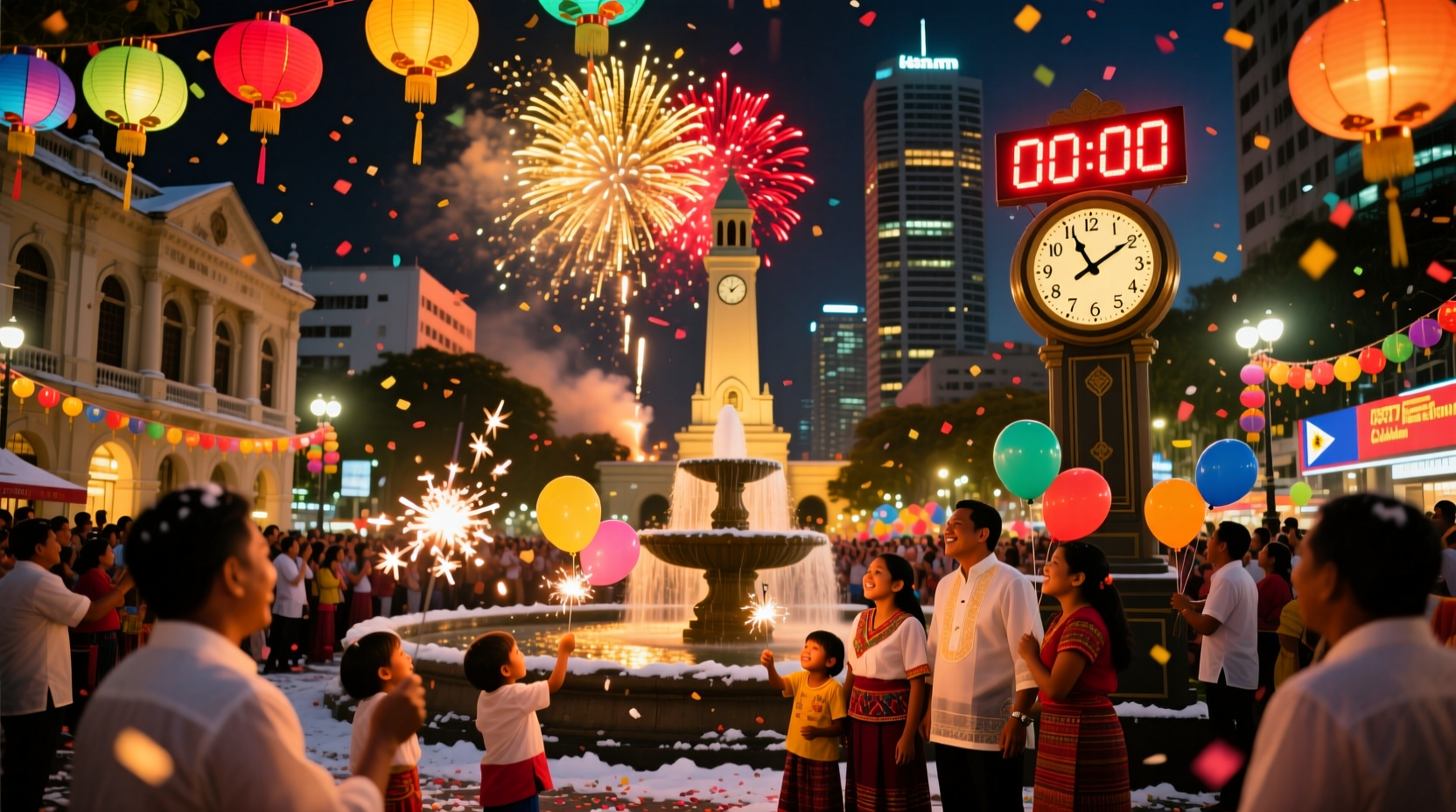 when do philippines celebrate new year