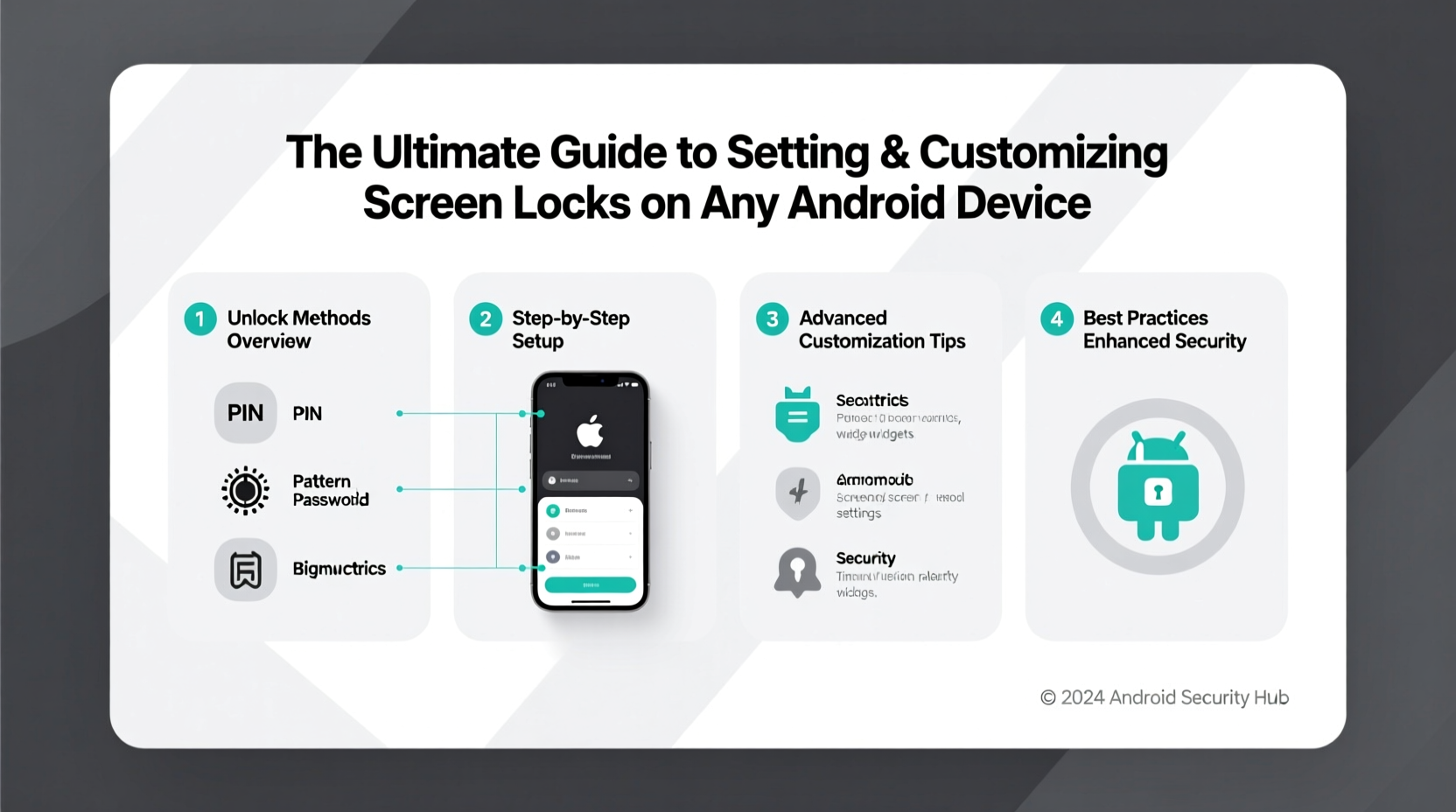 the ultimate guide to setting and customizing screen locks on any android device