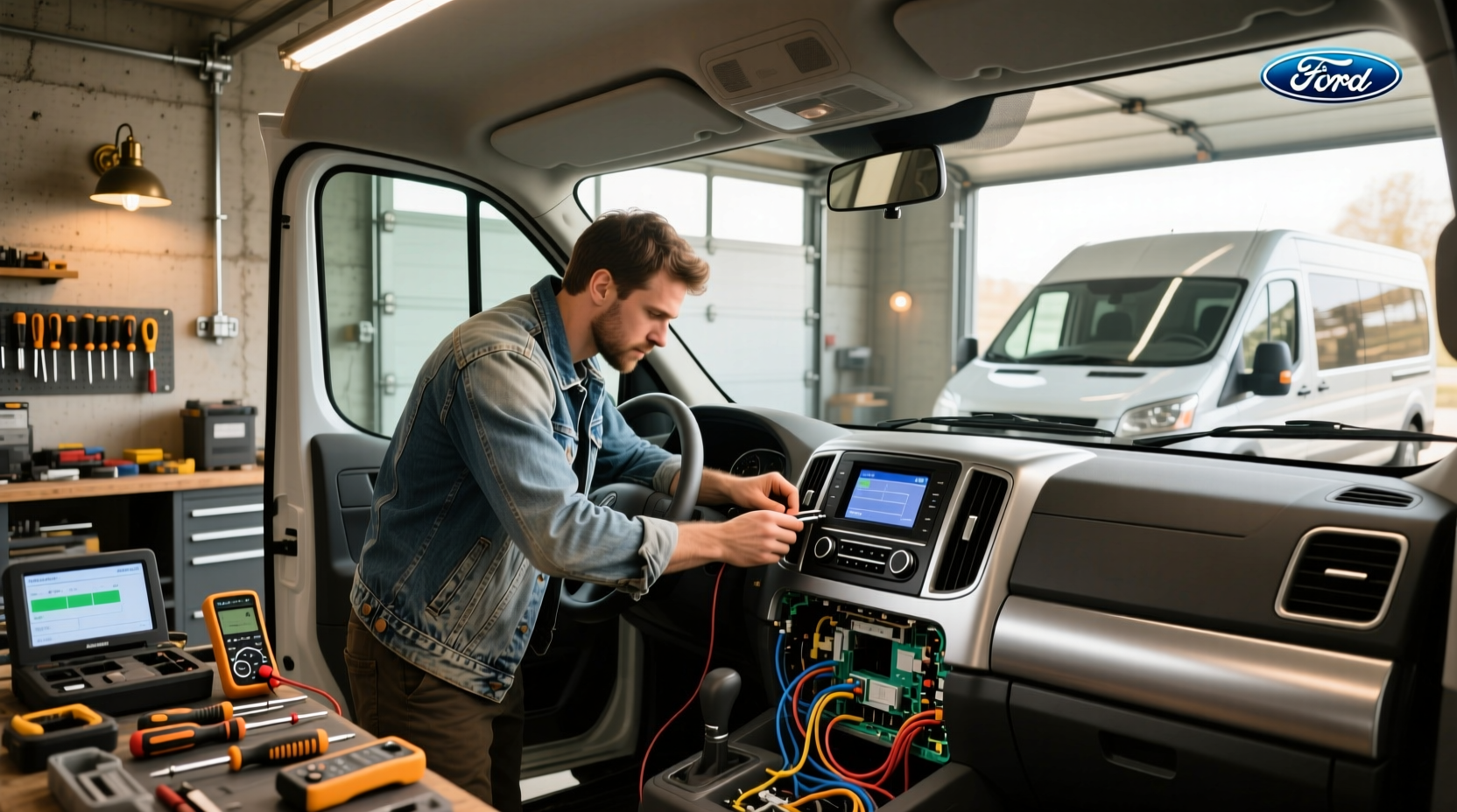 How to Replace Ford Transit Radio with CarPlay & Android Auto