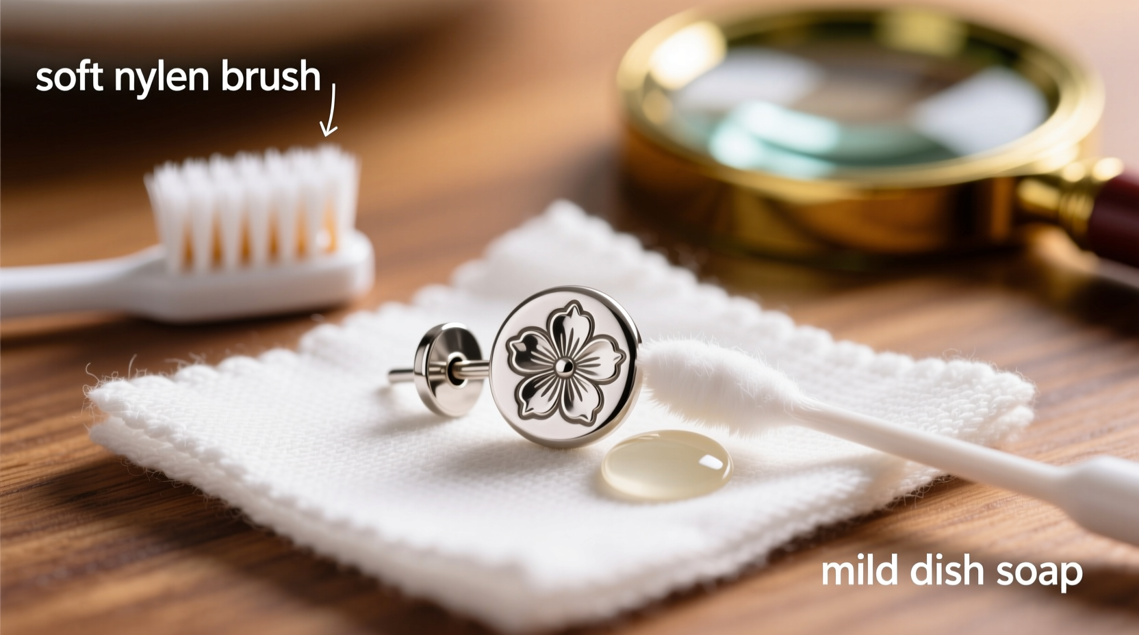 safe and effective methods to clean metallic stud earrings without causing damage