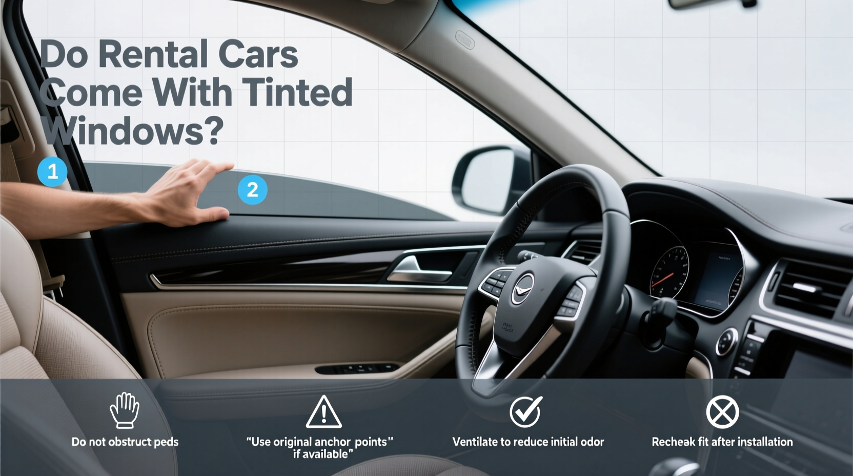 Do Rental Cars Come with Tinted Windows: Buying Guide