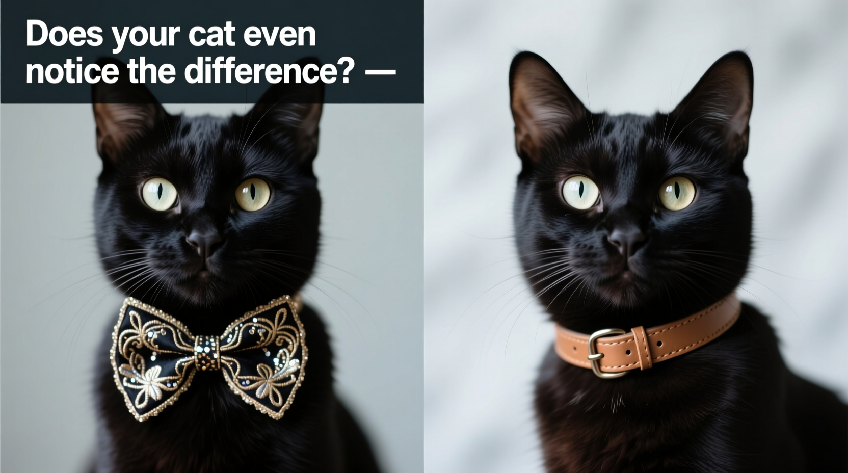 bow cat collar vs plain does your cat even notice the difference