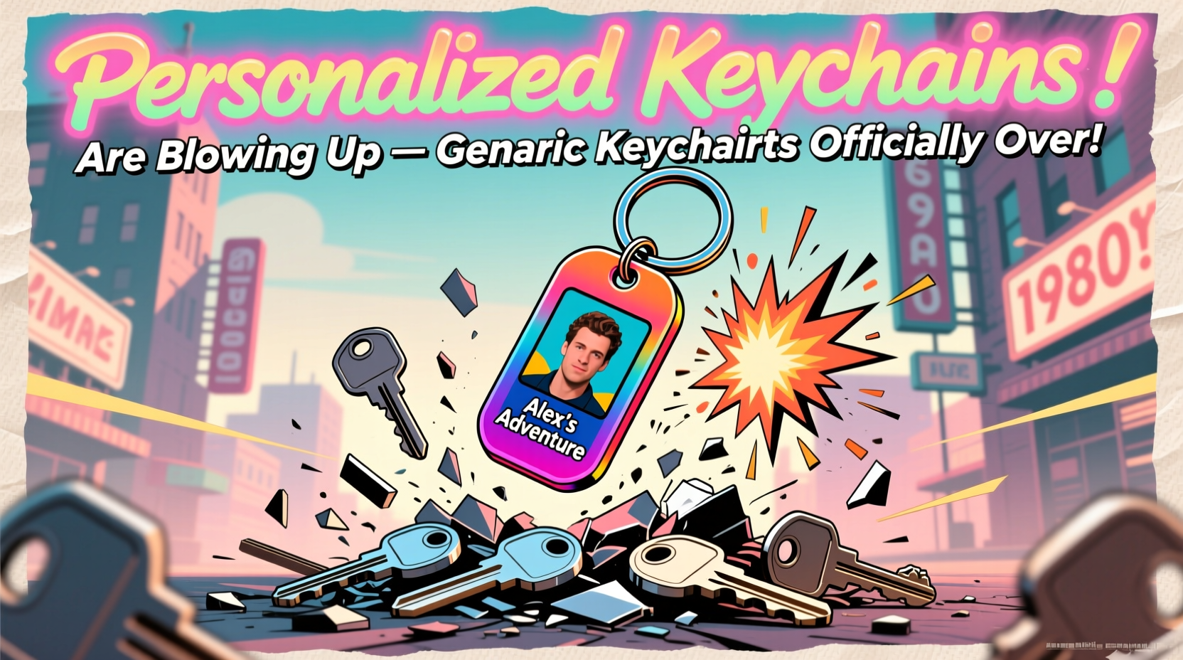 personalized keychains are blowing up are generic keychains officially over