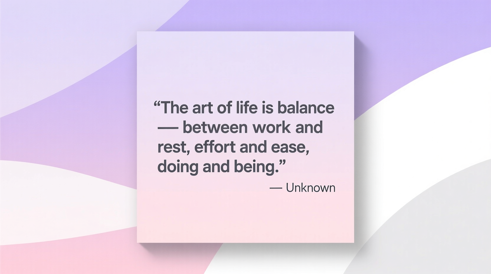 quotes about balance