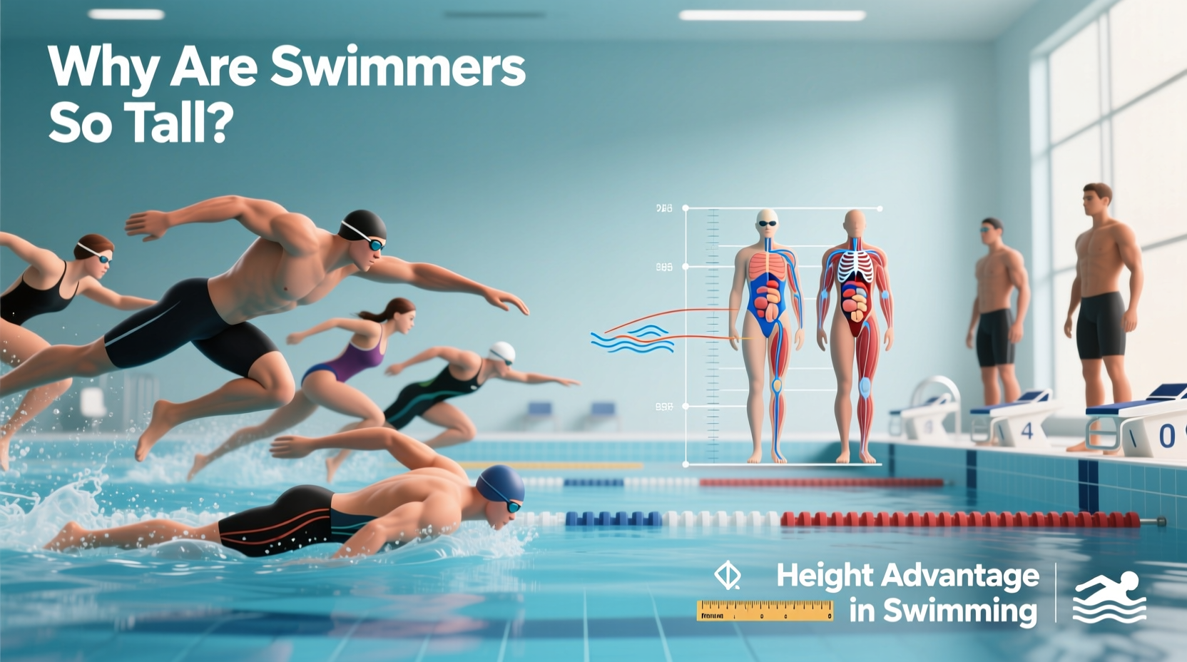 why are swimmers so tall height advantages in swimming
