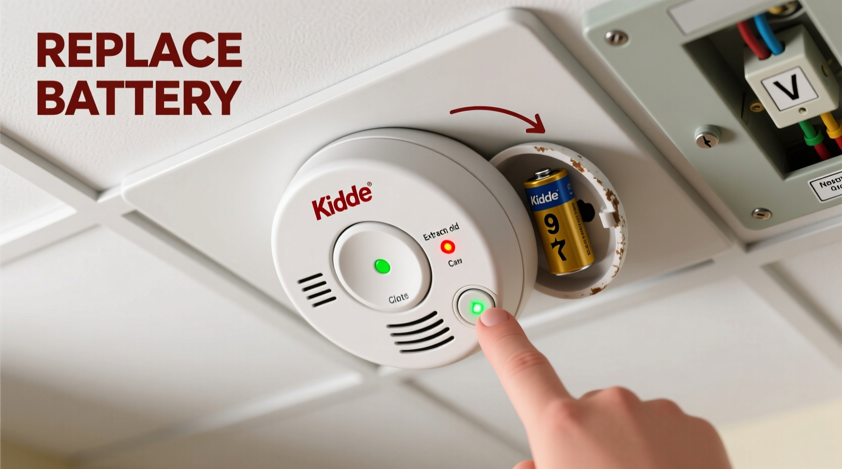 step by step guide to safely changing the battery in your kidde smoke alarm