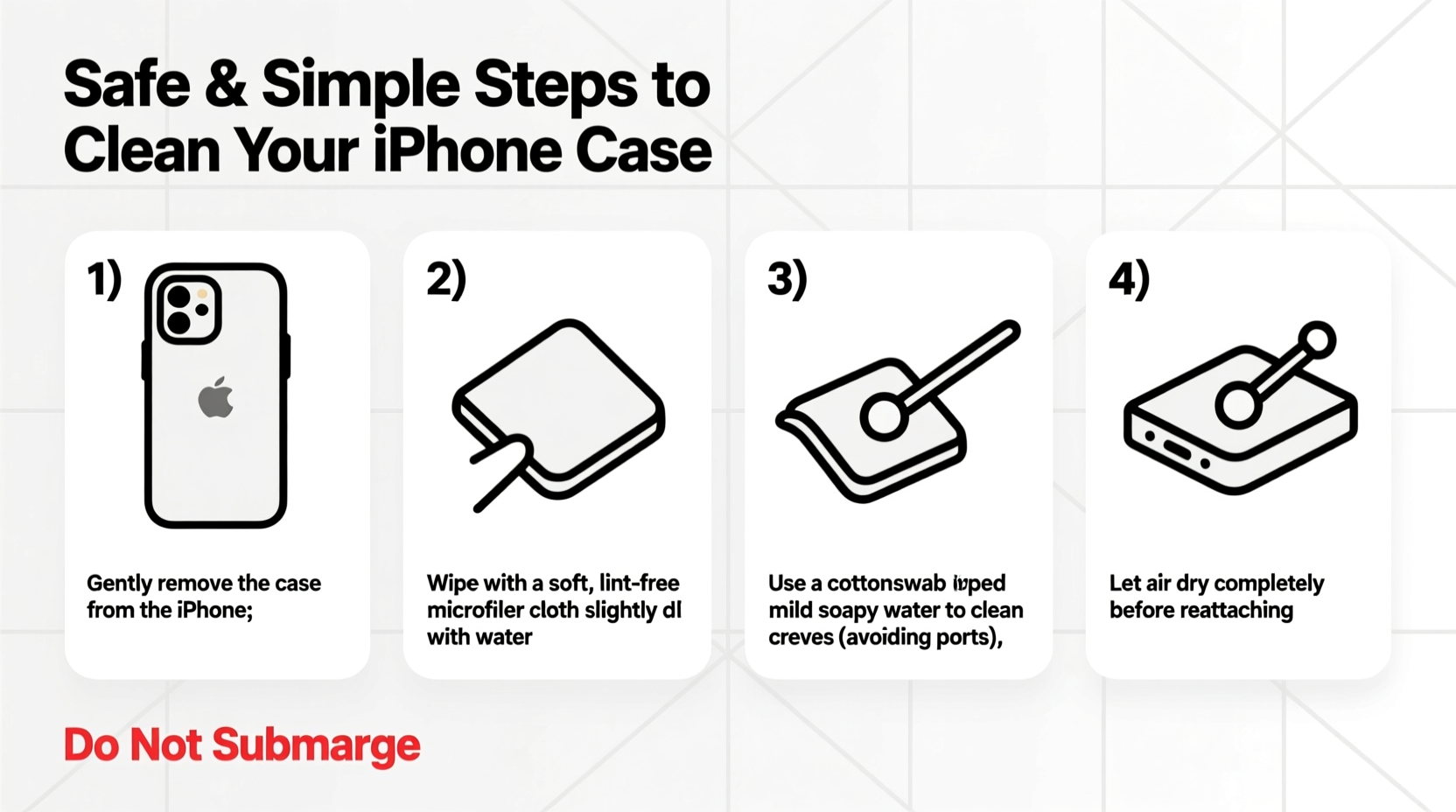 safe and simple steps to clean your imd iphone case without causing damage
