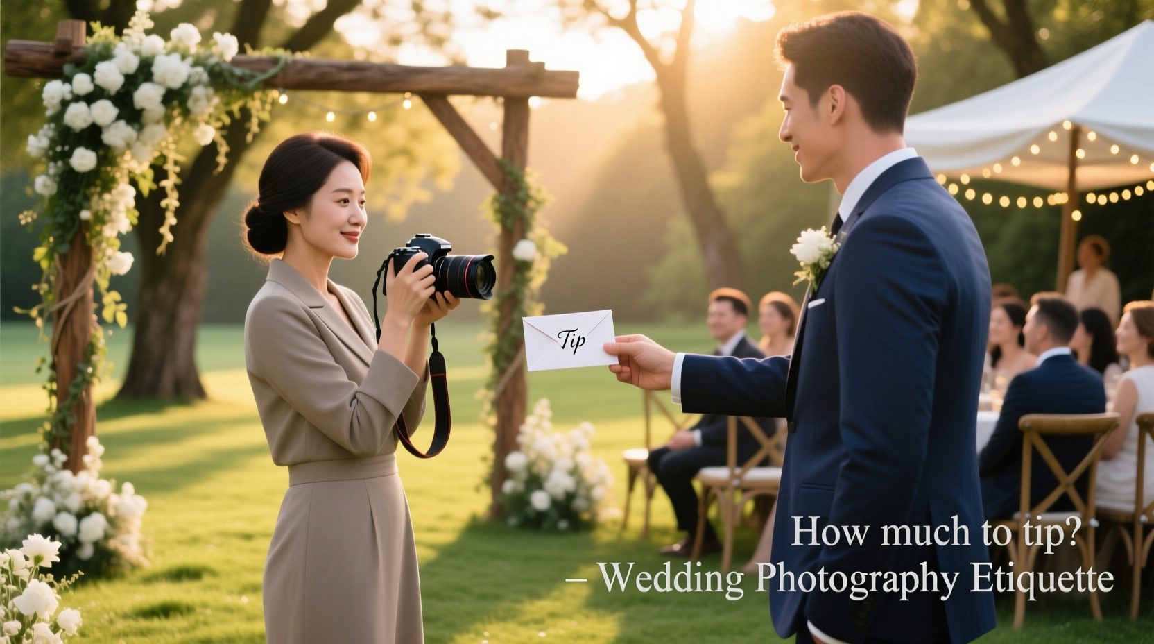 how much to tip photographer wedding
