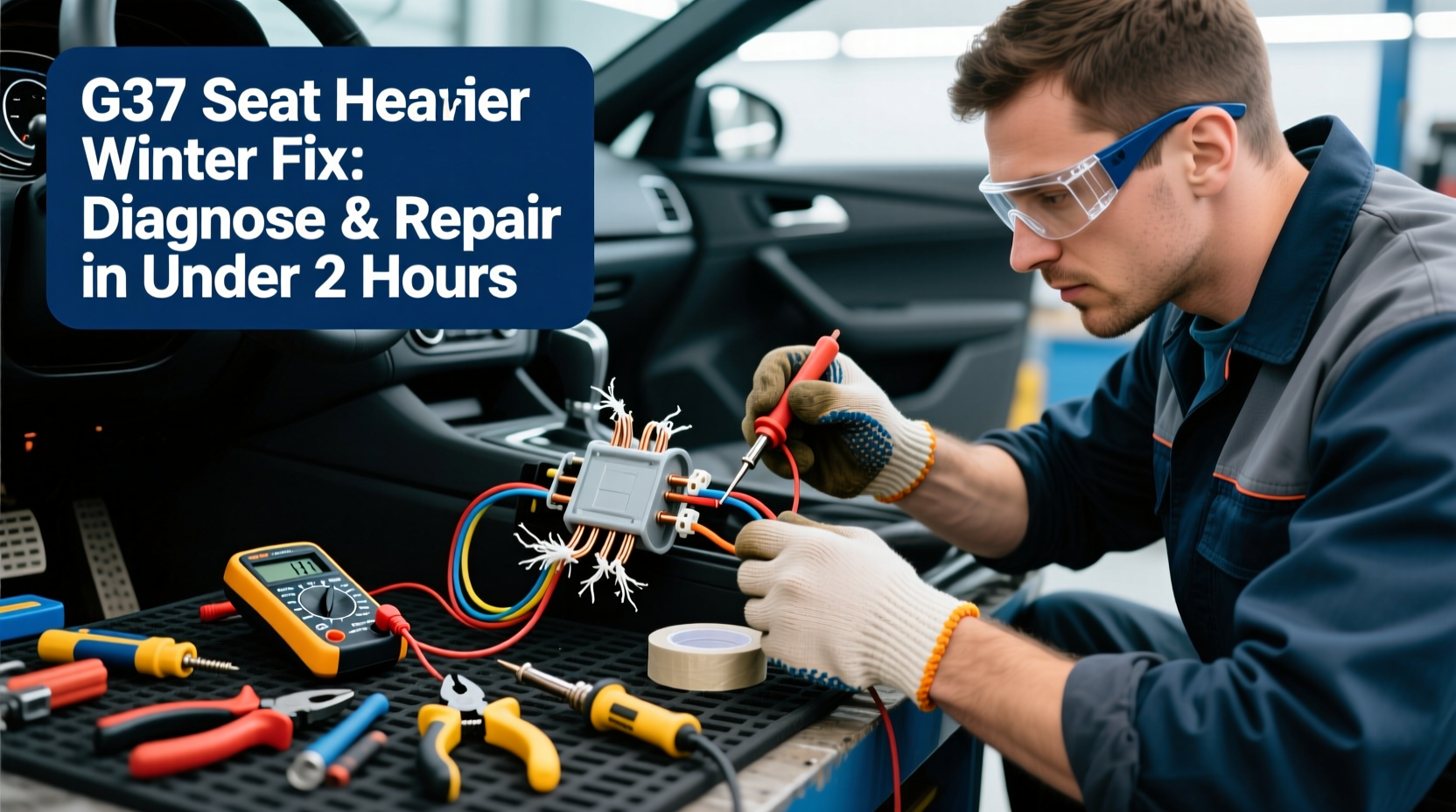 g37 seat heater winter fix