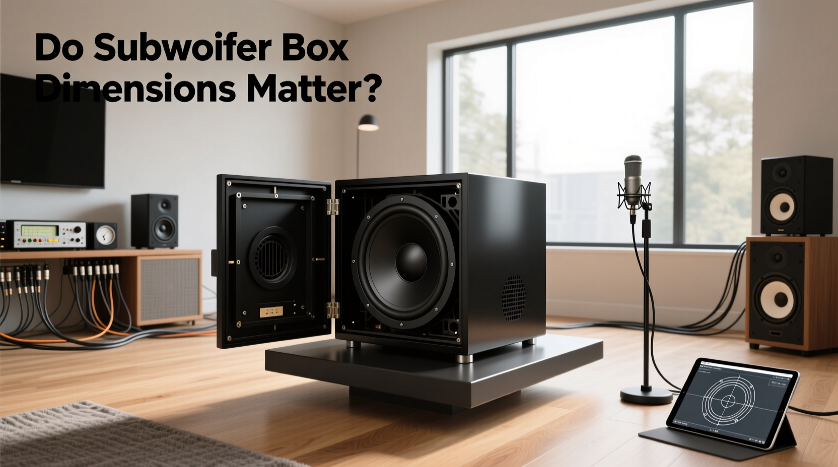 10 inch subwoofer box sizing what size you actually need