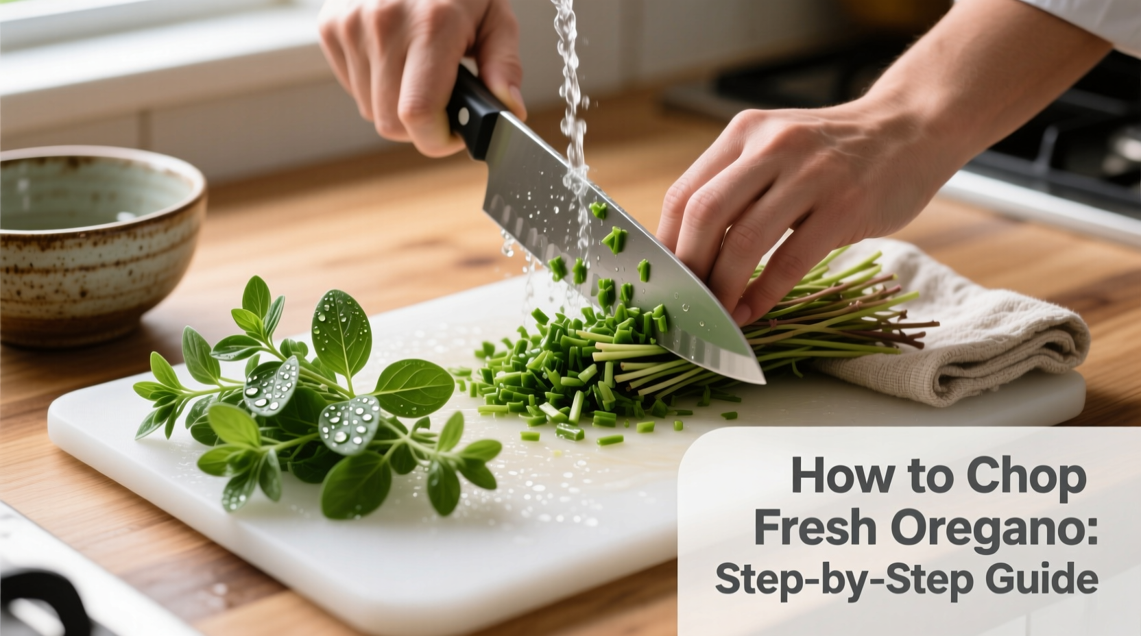 How to Chop Fresh Oregano: Step-by-Step Guide