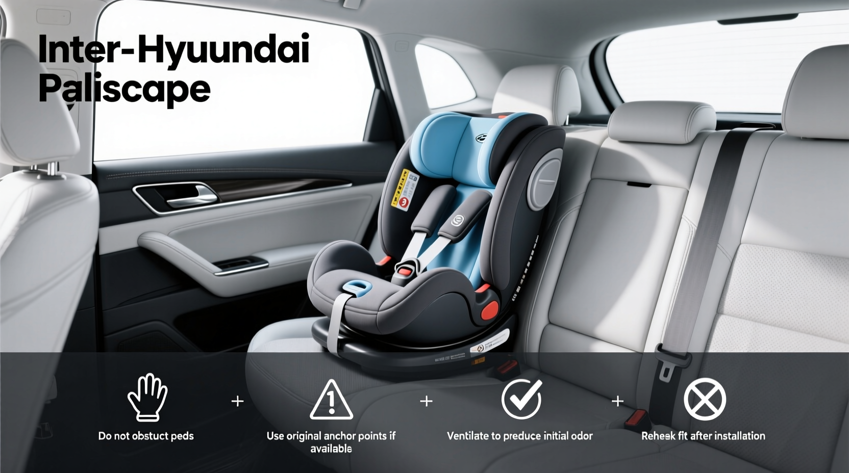hyundai palisade child car seat
