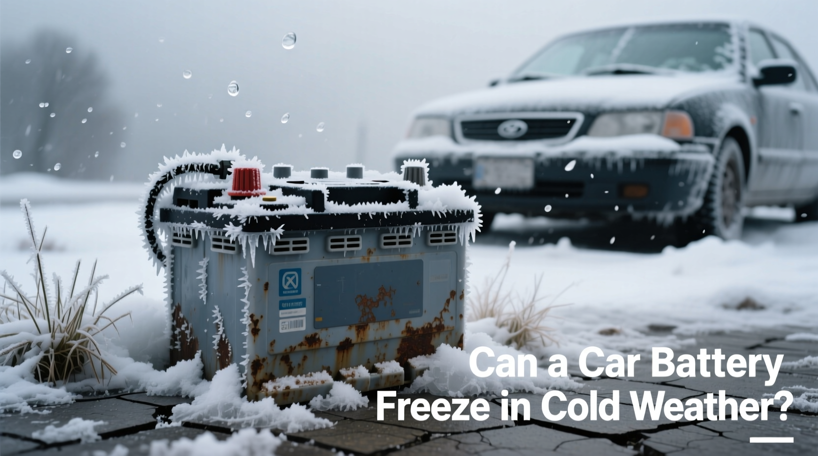 can a car battery freeze
