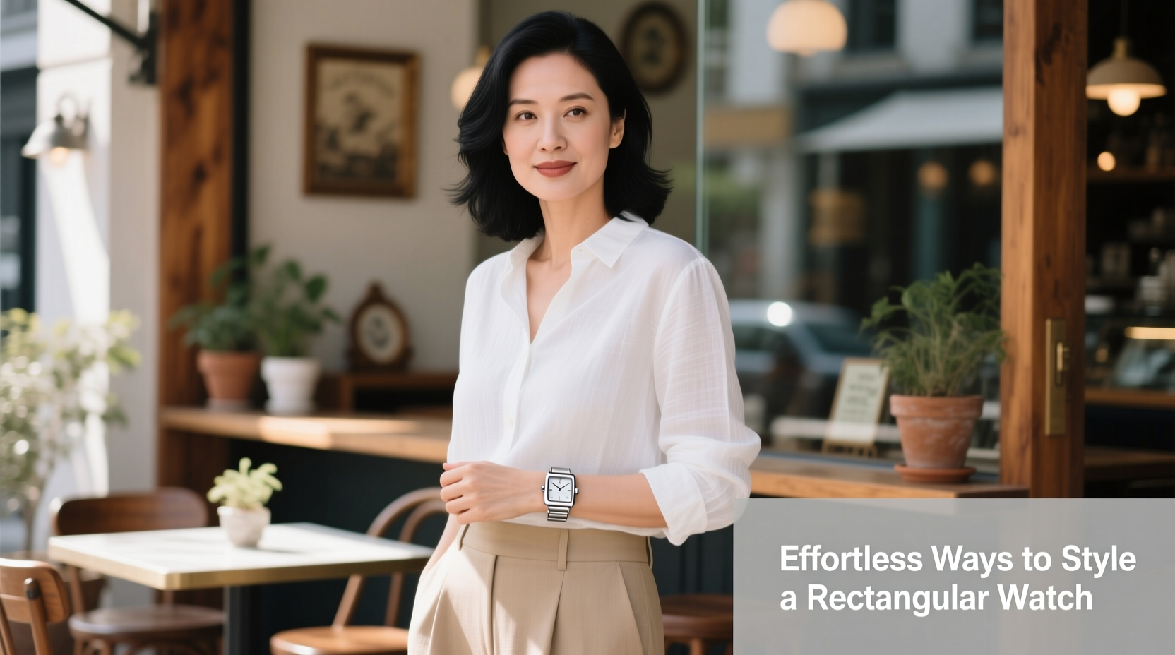 effortless ways to style a rectangular watch with every outfit