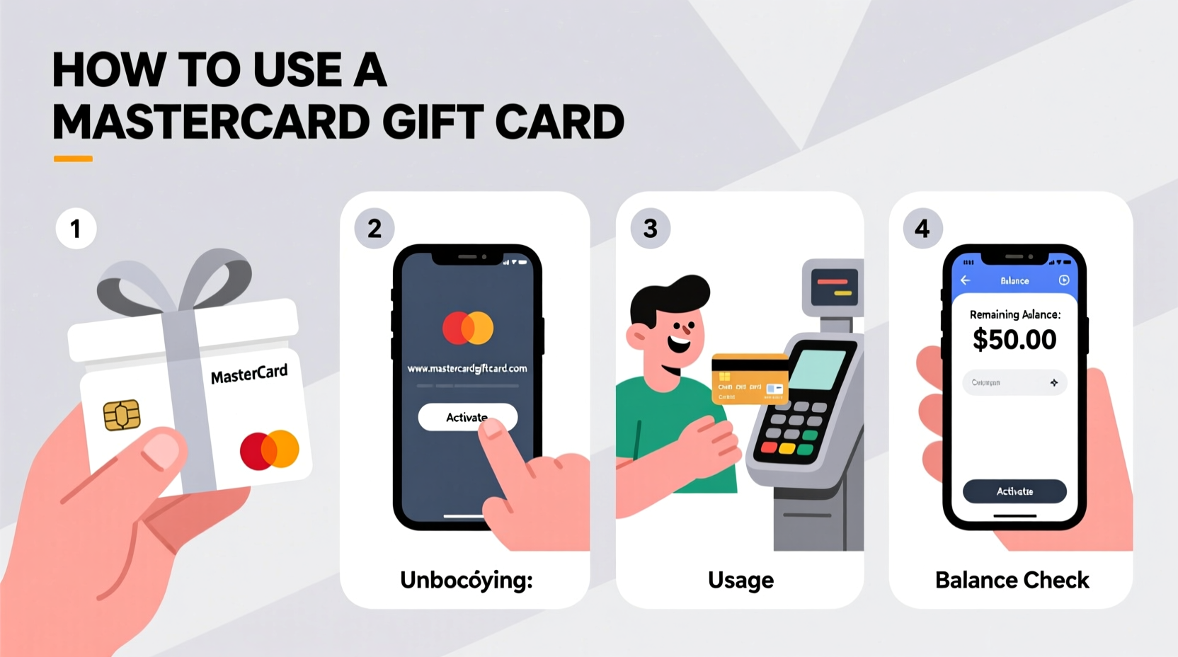 how to use a mastercard gift card simple guide