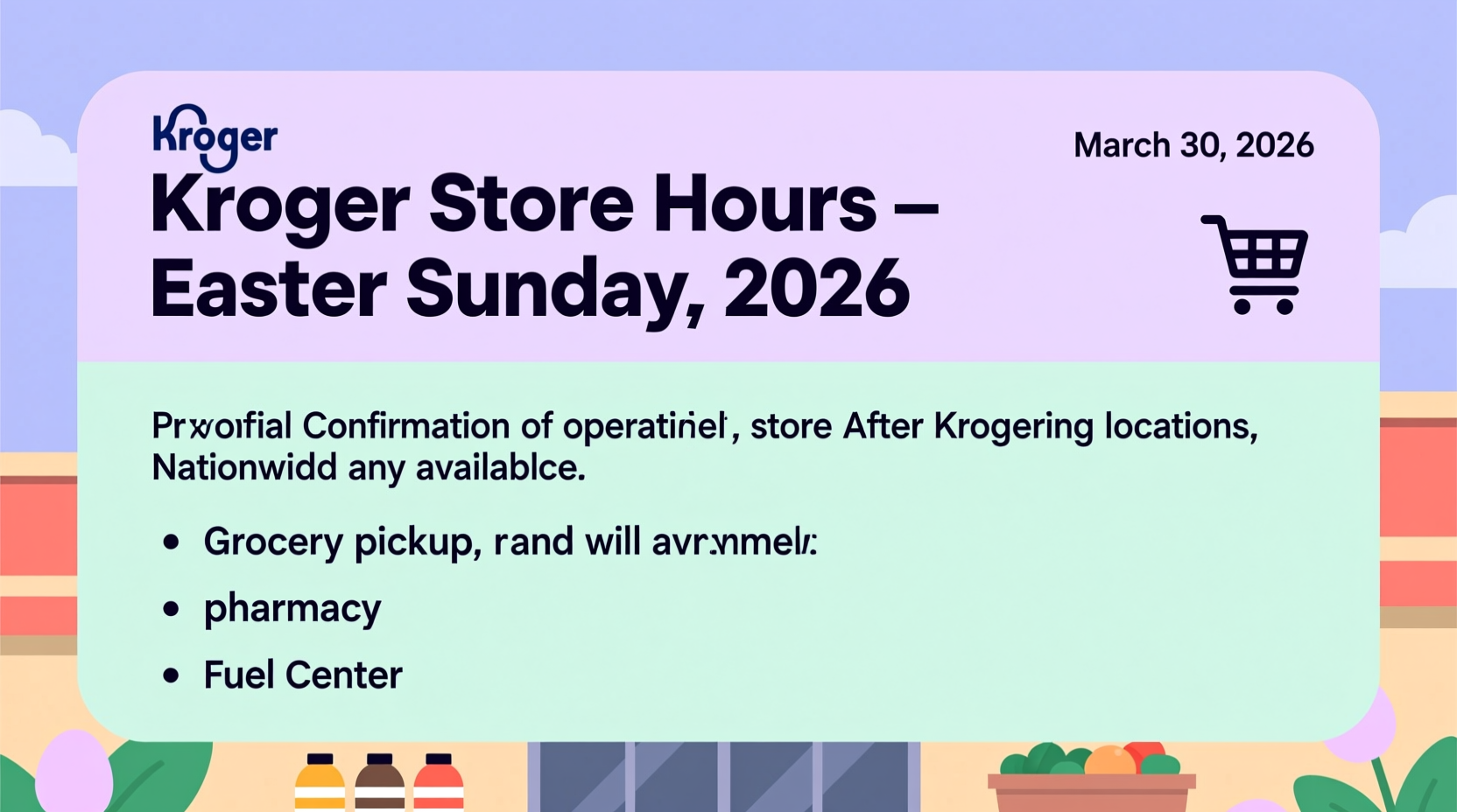 What Time Does Kroger Close On Sunday