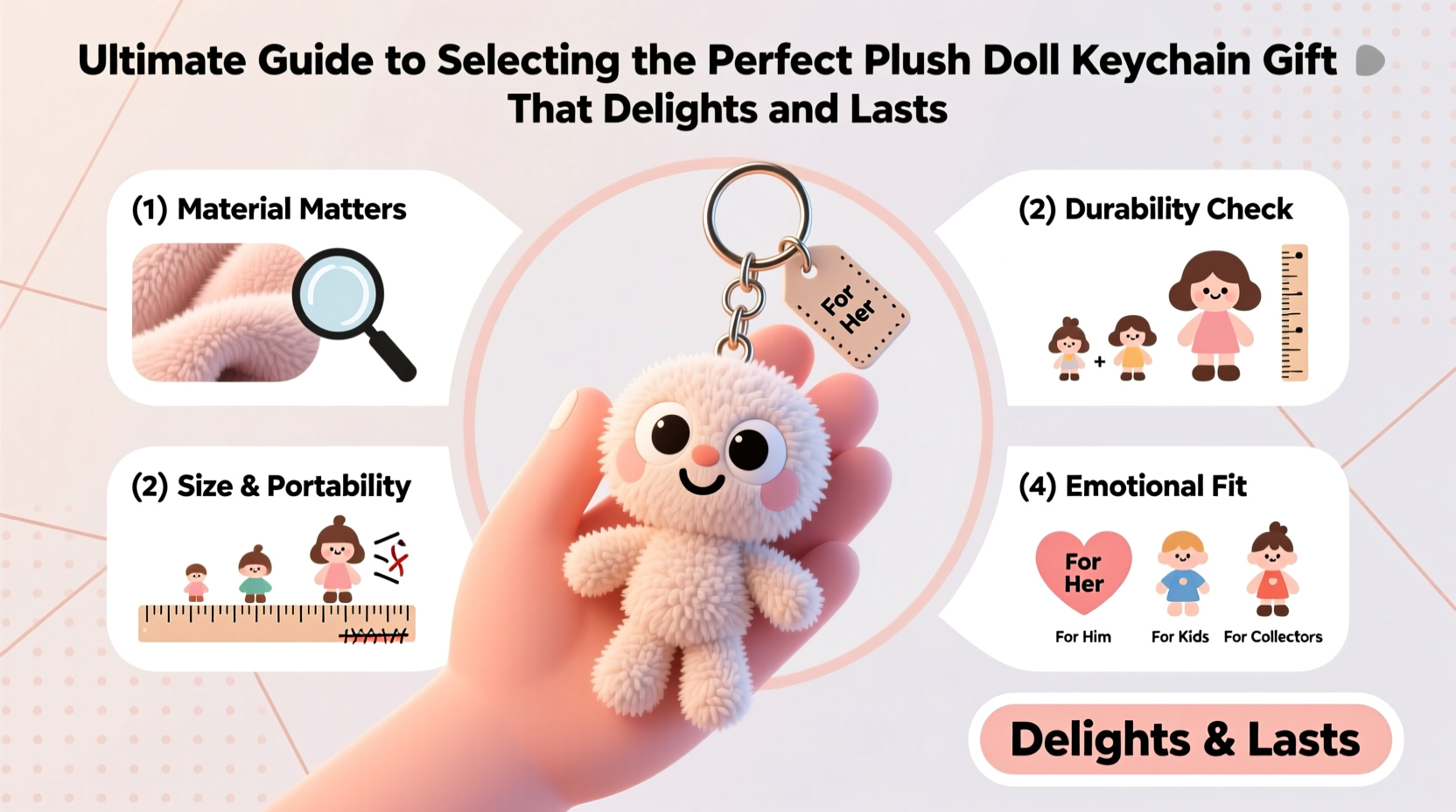 ultimate guide to selecting the perfect plush doll keychain gift that delights and lasts