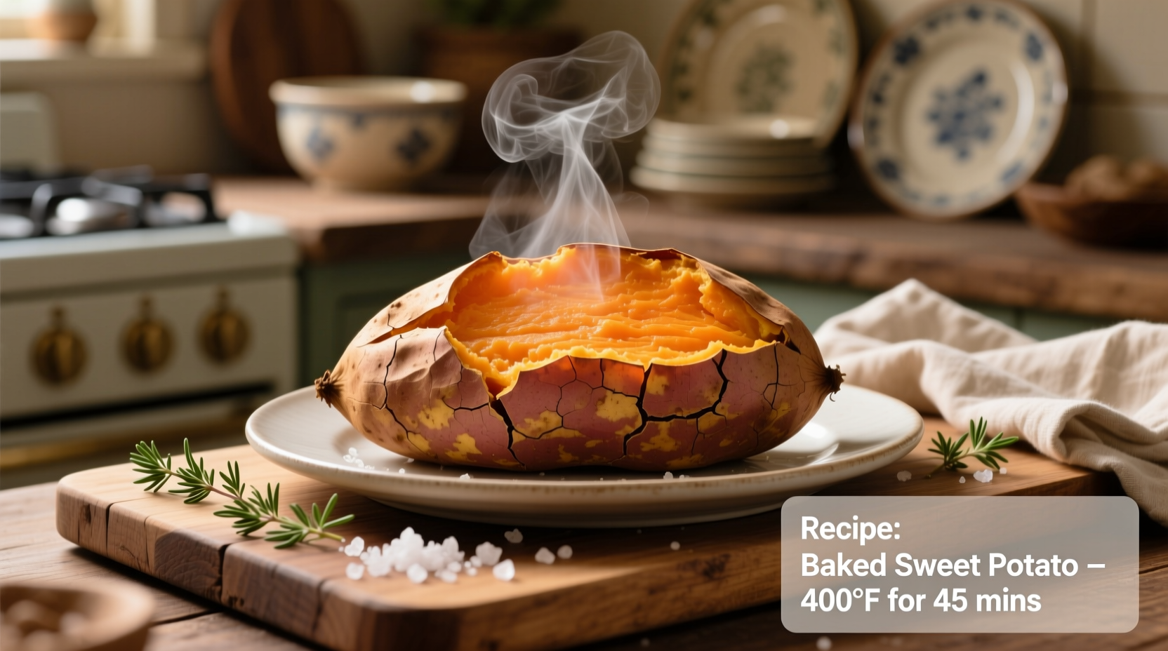 recipe baked sweet potato