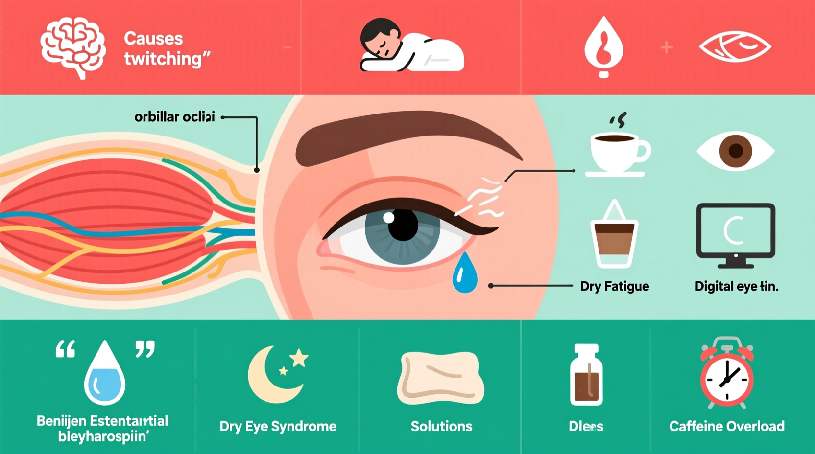 why is my eyelid twitching common causes and solutions