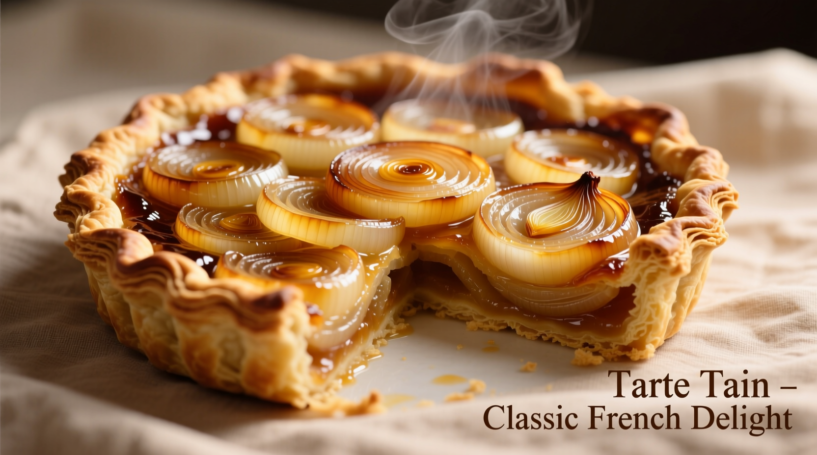 onion tarte tatin  savory french tart made simple