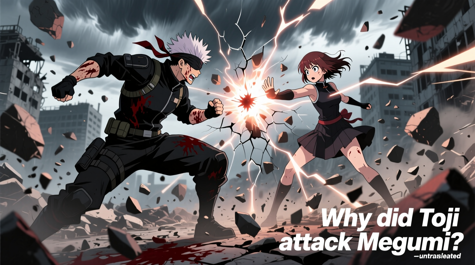 why did toji attack megumi jujutsu kaisen fight explained