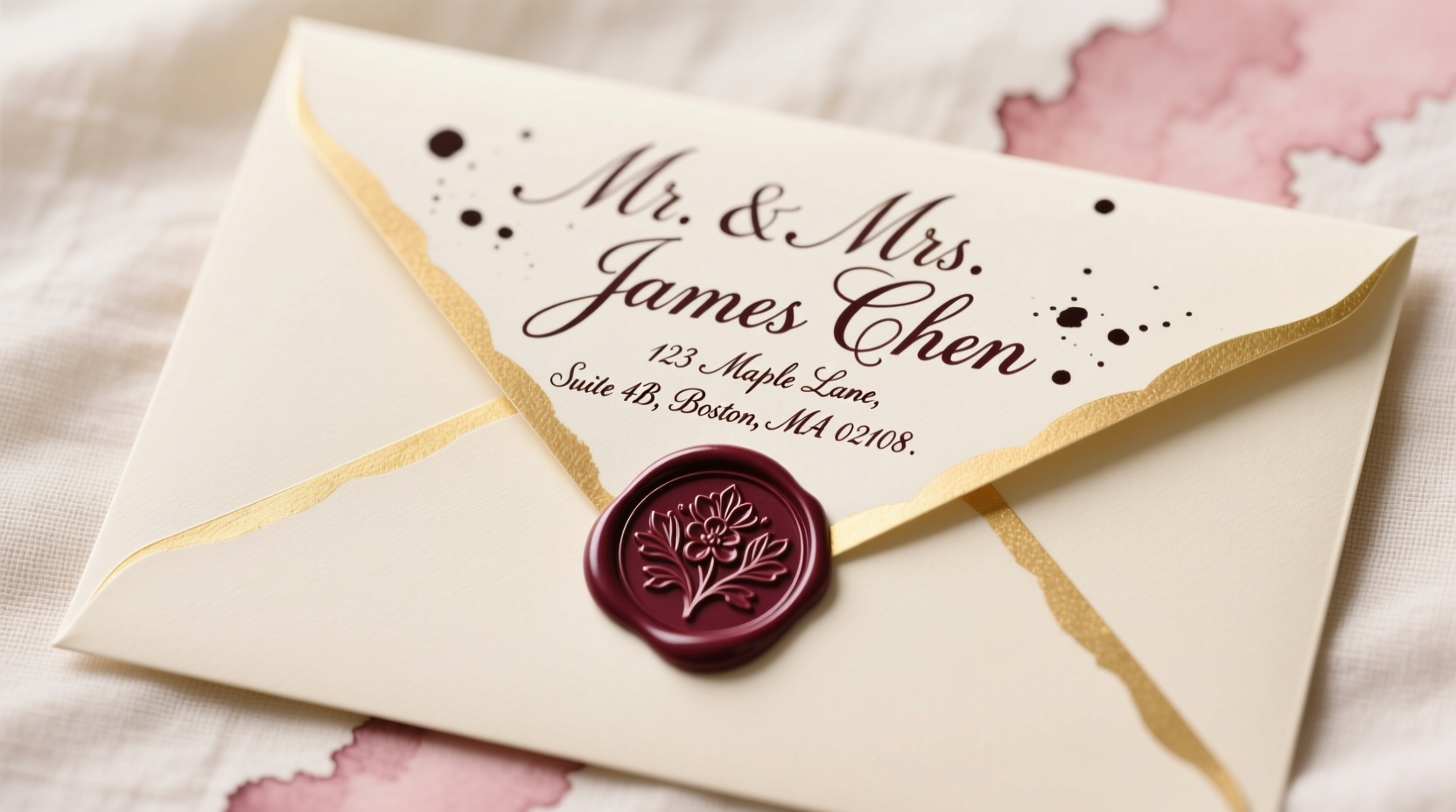 how to address wedding envelopes