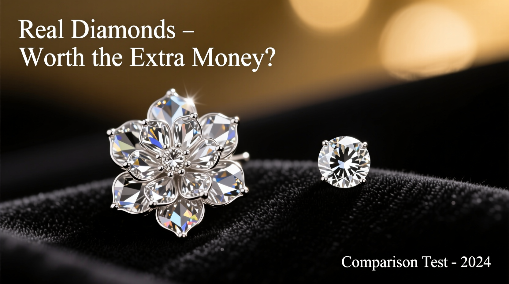 rhinestone camellia brooch vs diamond are real diamonds really worth the extra money