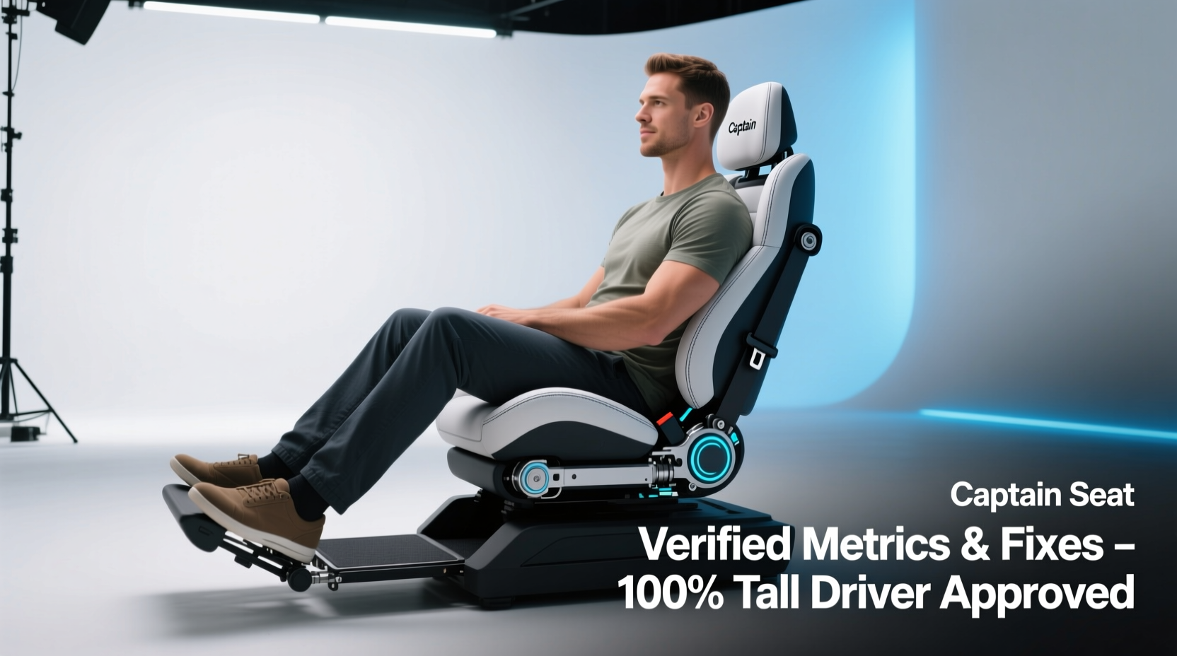 captain seat adjustment tall drivers