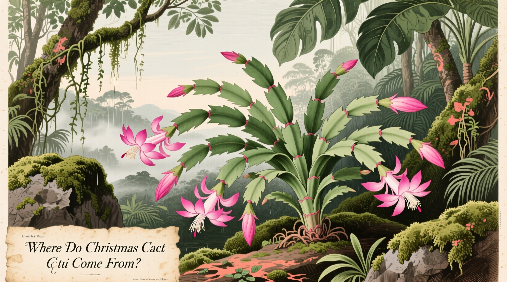 Where Do Christmas Cacti Come From?