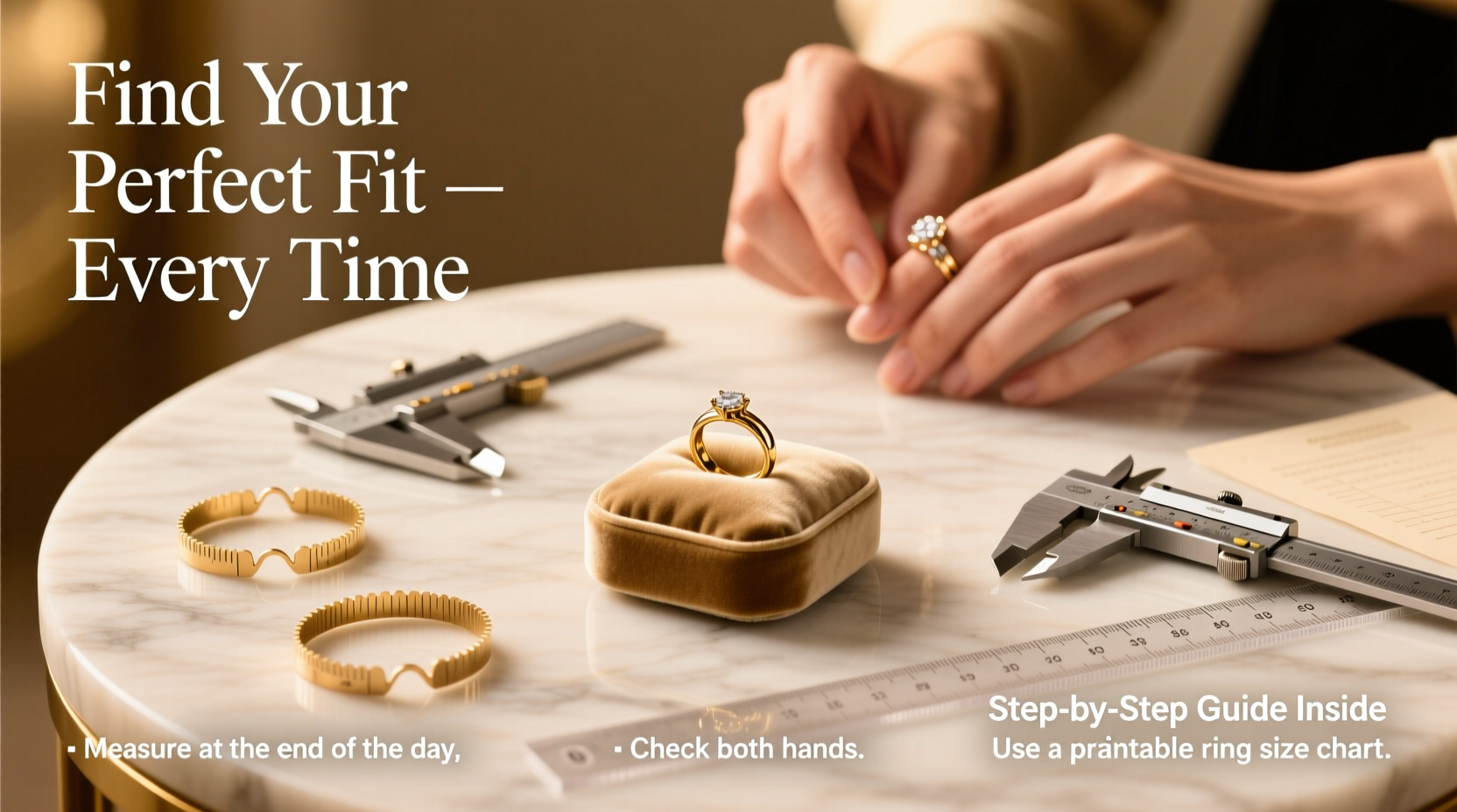 ultimate guide to choosing the perfect womens ring size with confidence and ease