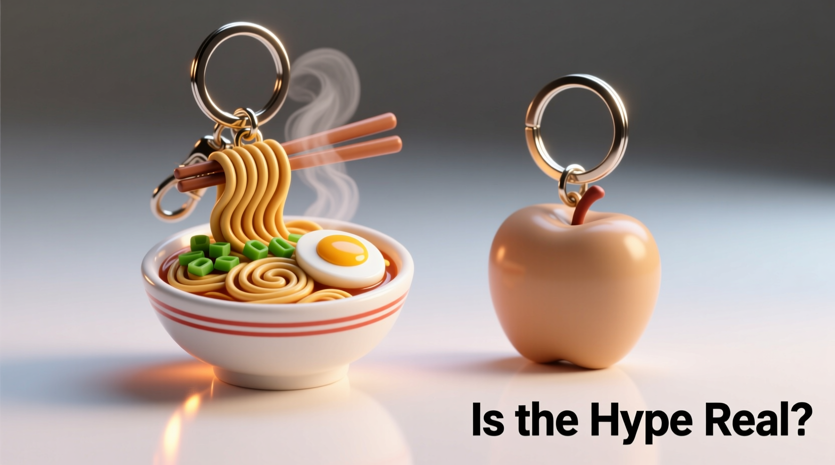 ramen keychain vs generic food keychain is the hype real