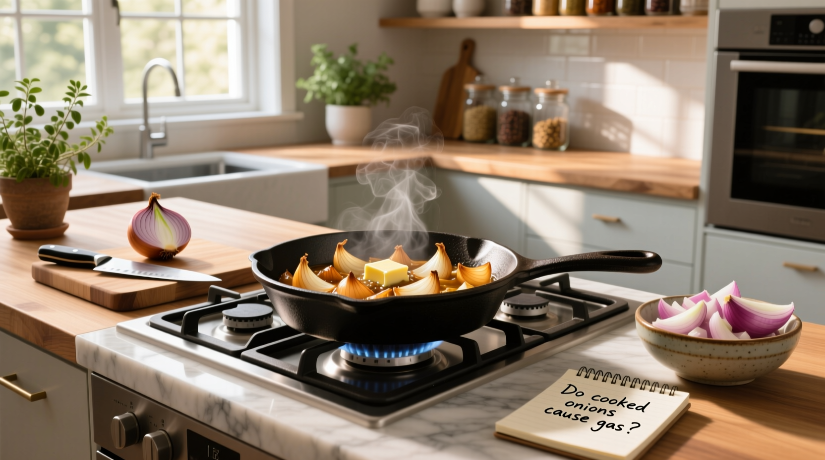 do cooked onions cause gas facts fixes