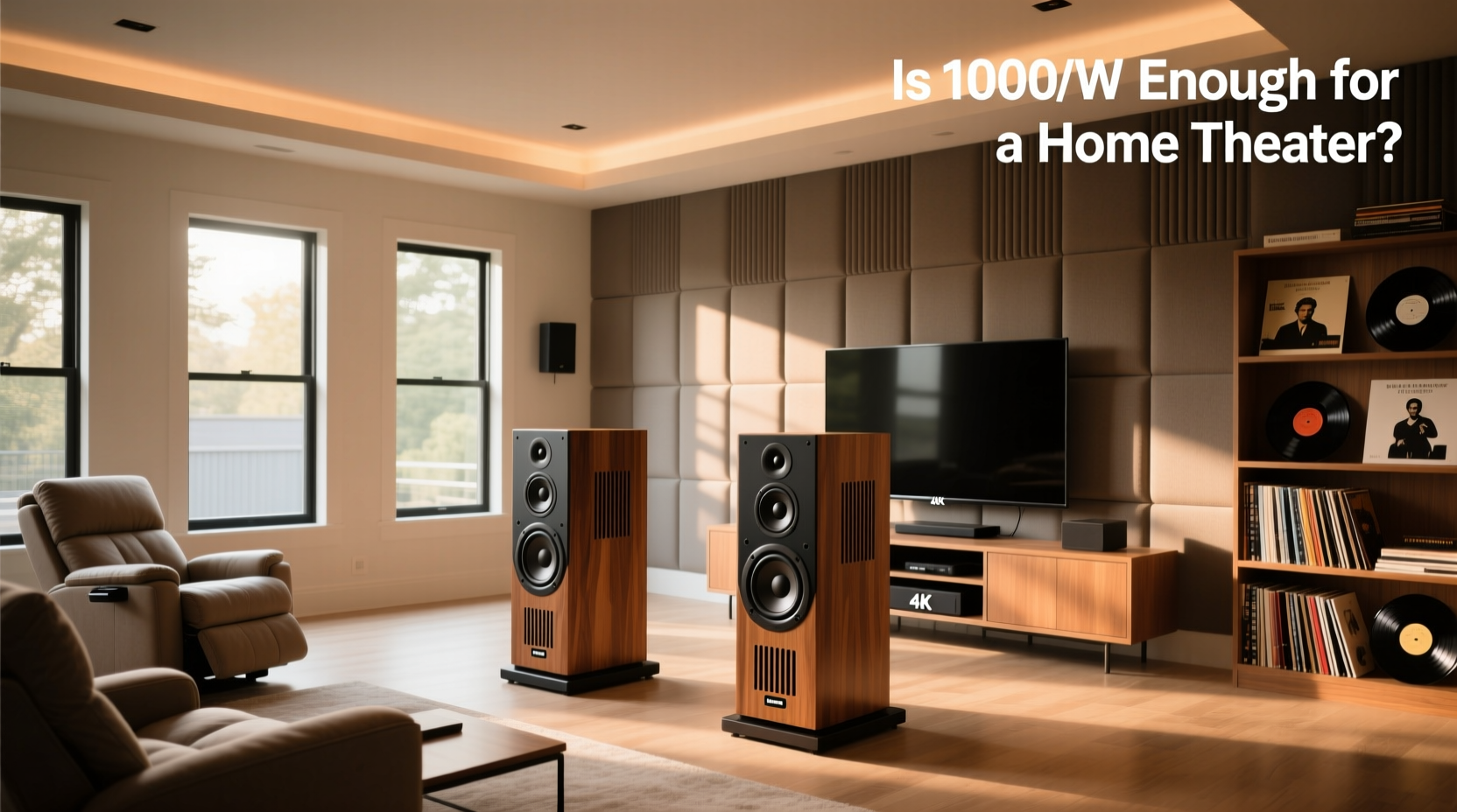 How to Choose 1000W RMS Speakers: Is 1000W Enough for a Home Theater?