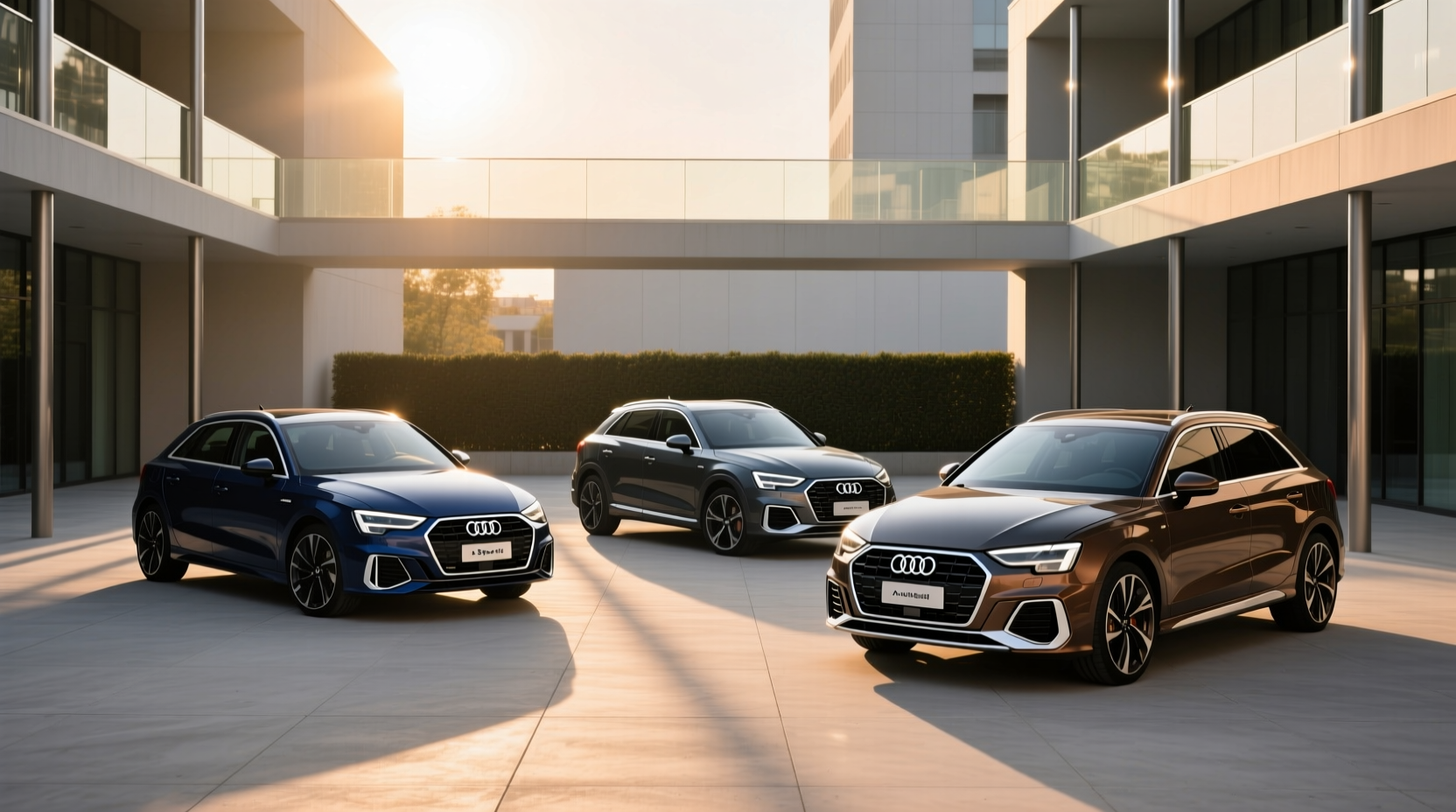 Audi hatchback models lineup showing A3 and S3 variants