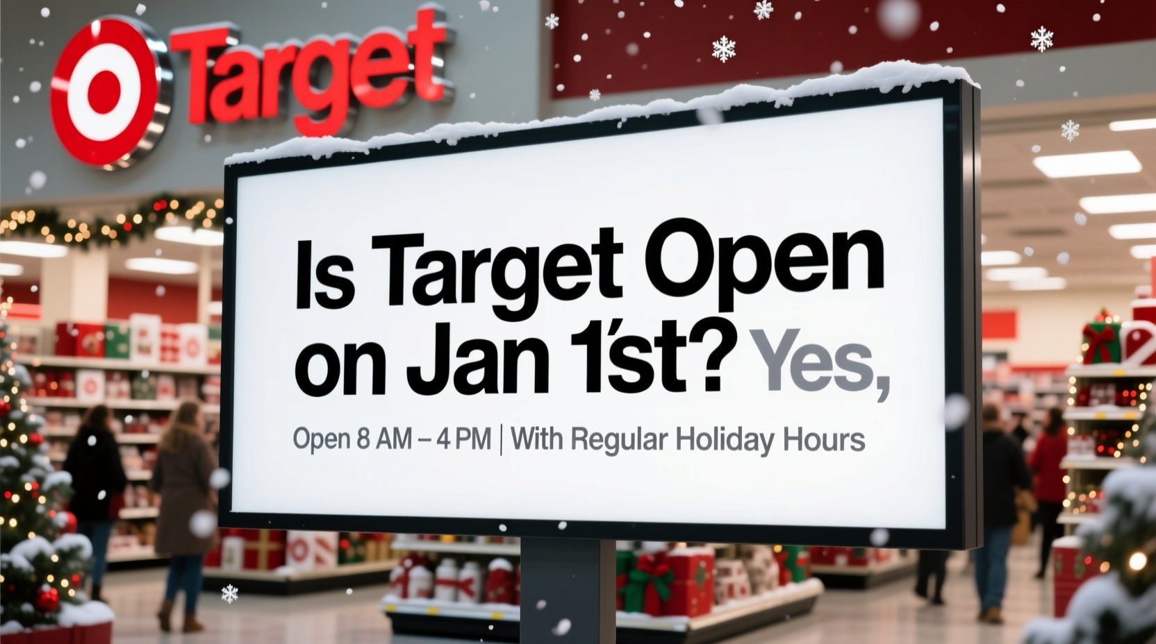 is target open on jan 1st