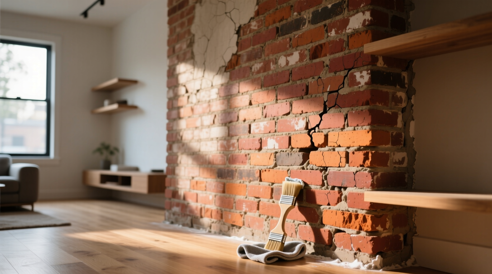how to clean and restore your exposed brick interior