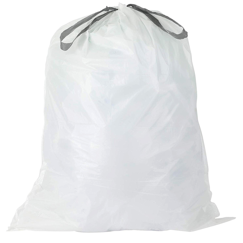 Custom wholesale printing 100% Biodegradable Drawstring Trash Garbage Bag