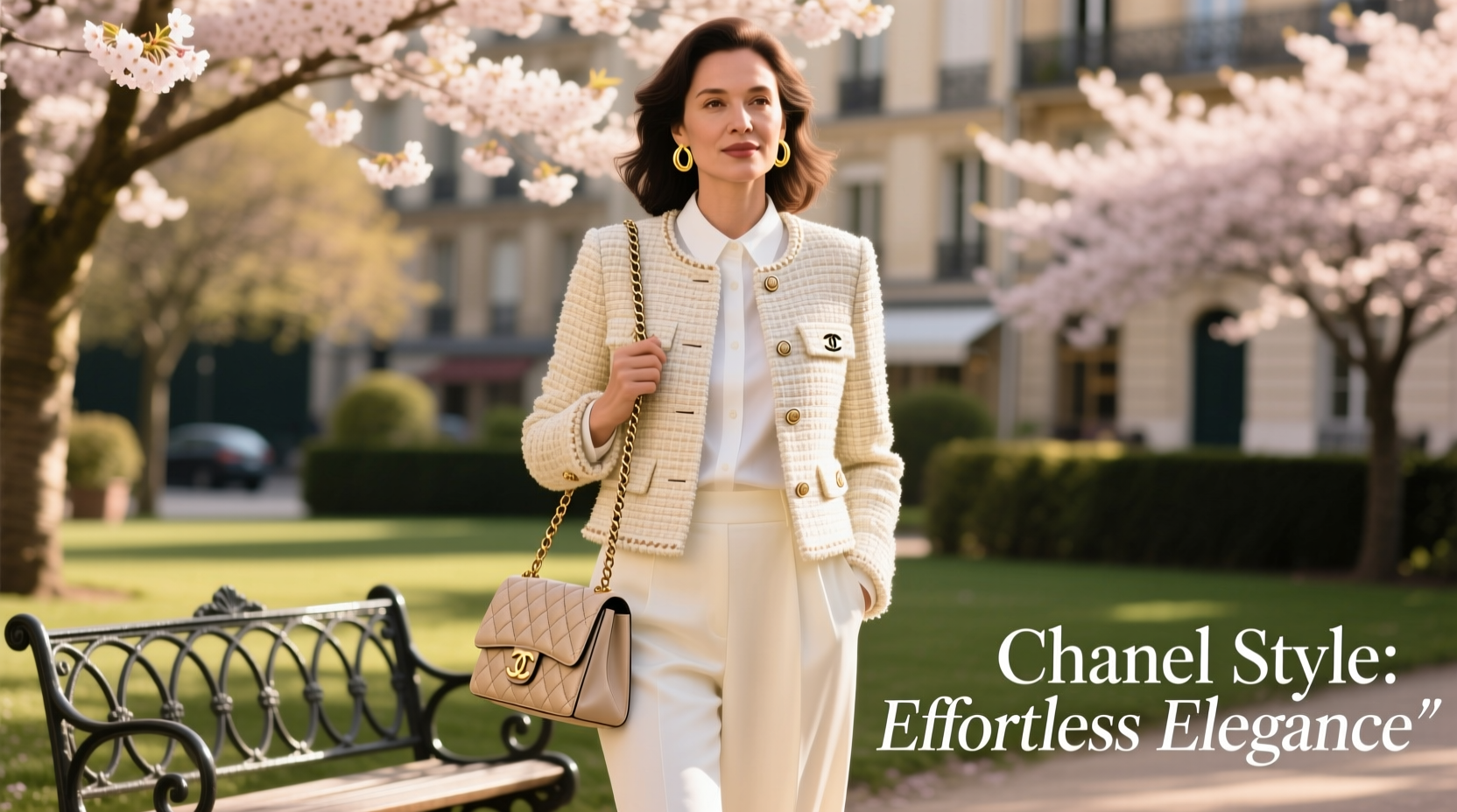 effortless spring outfits how to style a chanel style jacket with elegance and ease