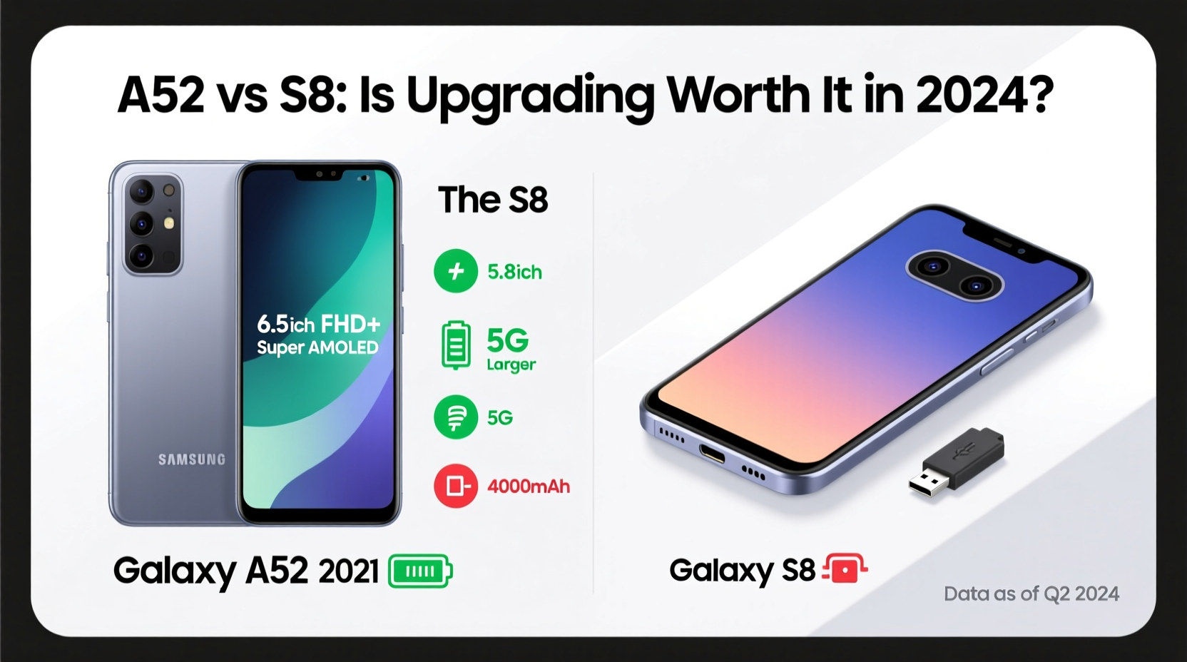 samsung a52 vs s8 is it worth upgrading in current year