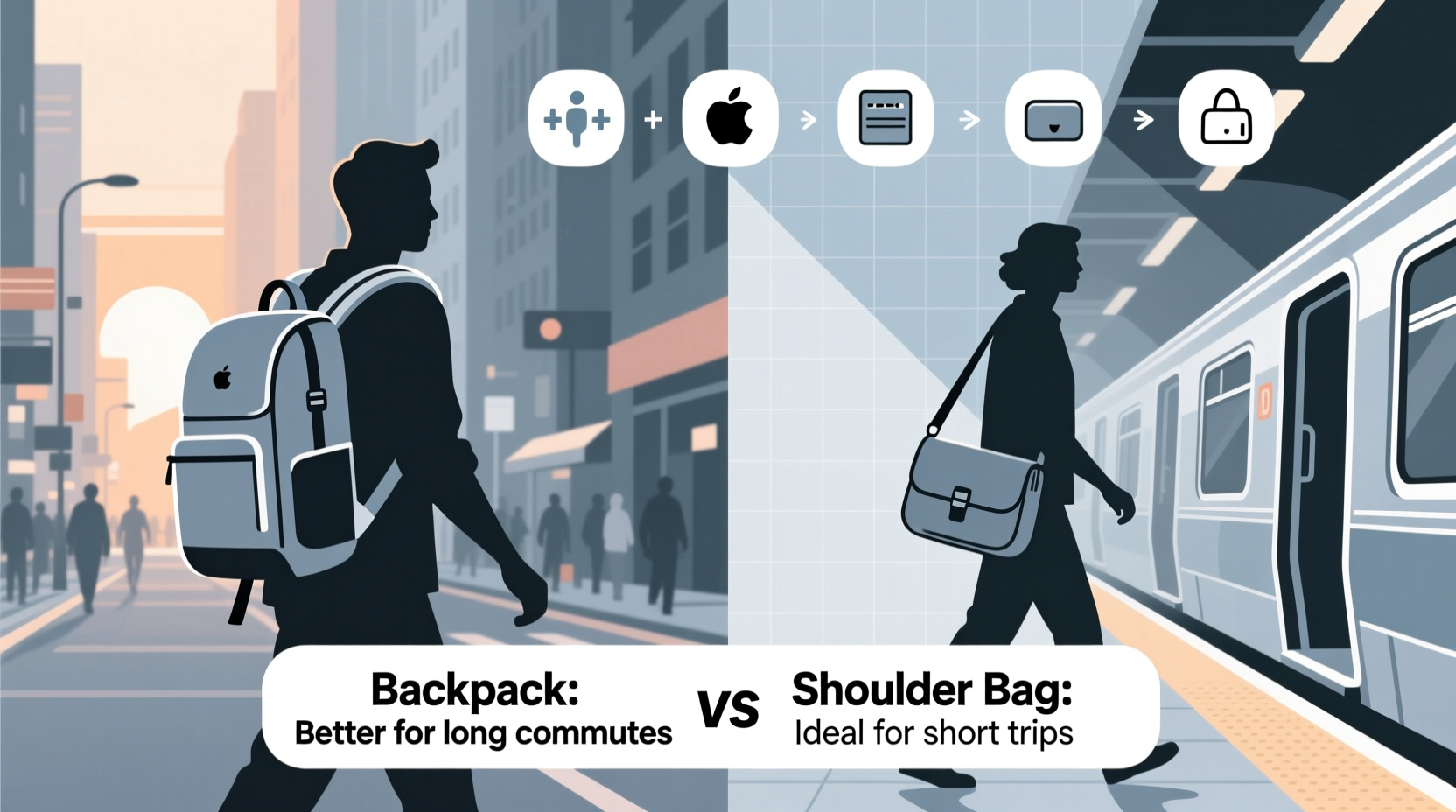 backpack vs shoulder bag for commuting does it actually matter