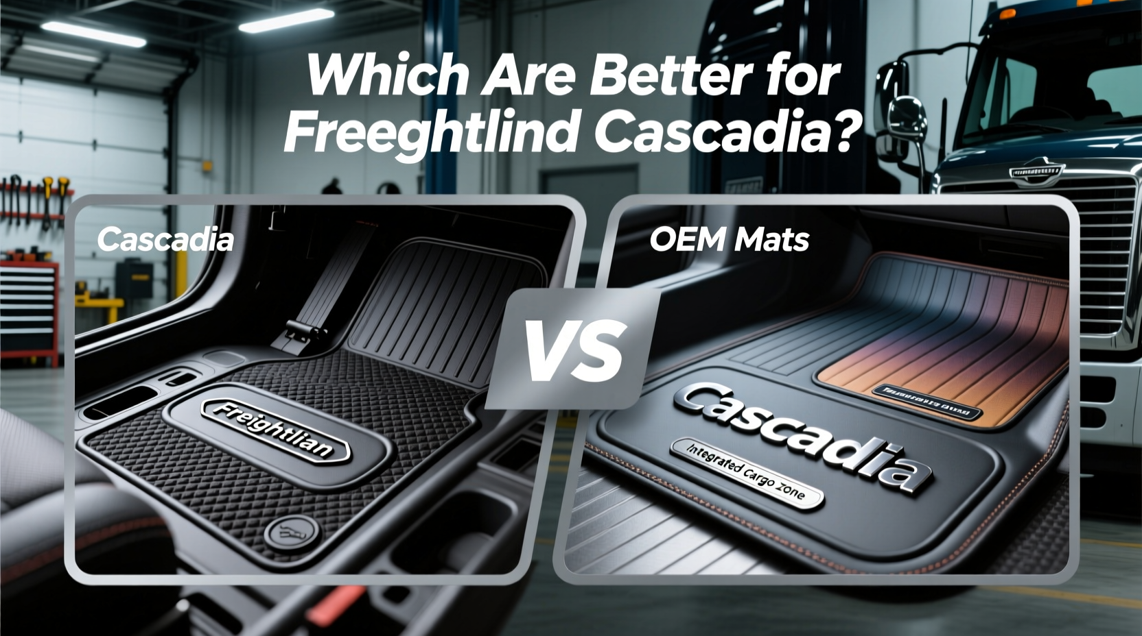 cascadia vs oem mats
