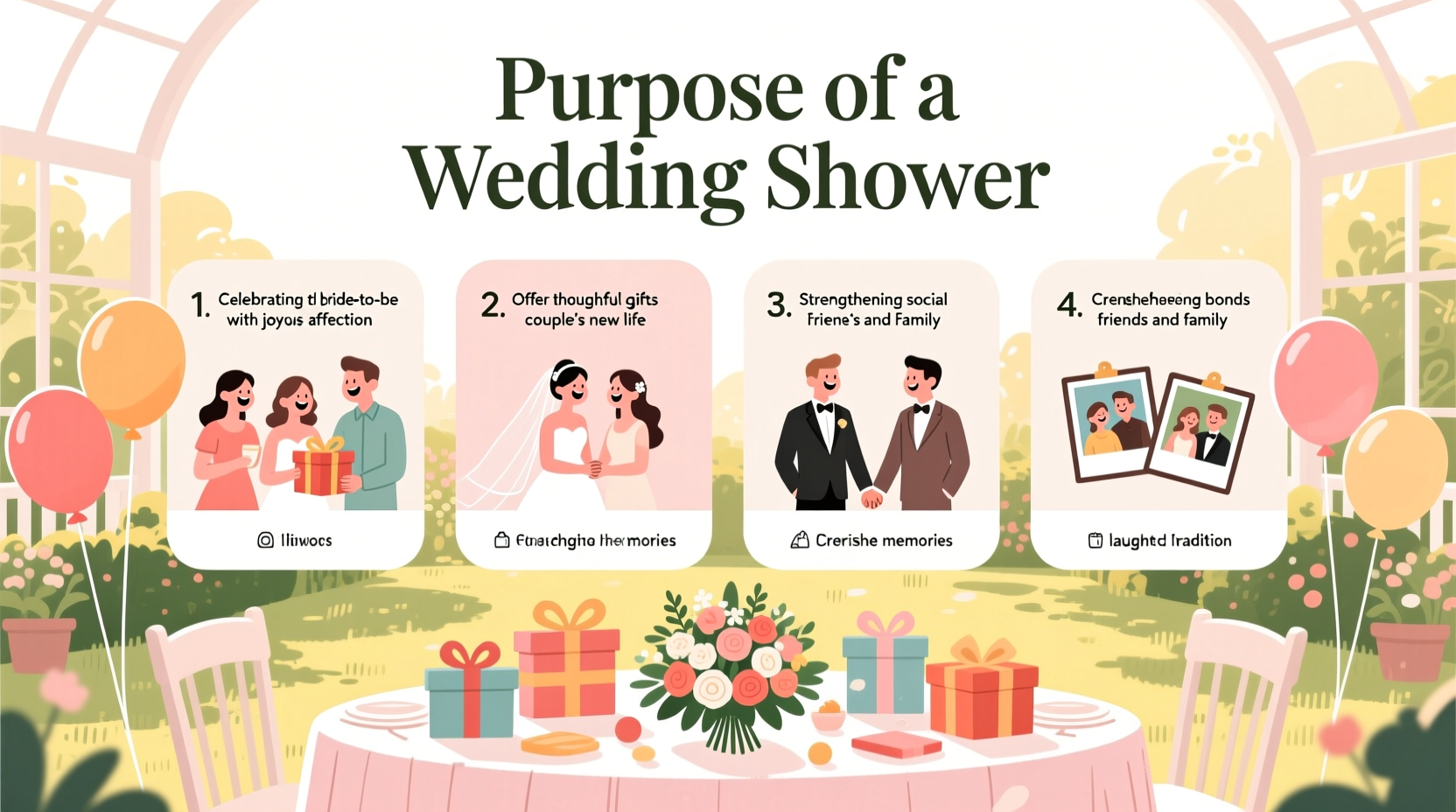 what is the purpose of a wedding shower