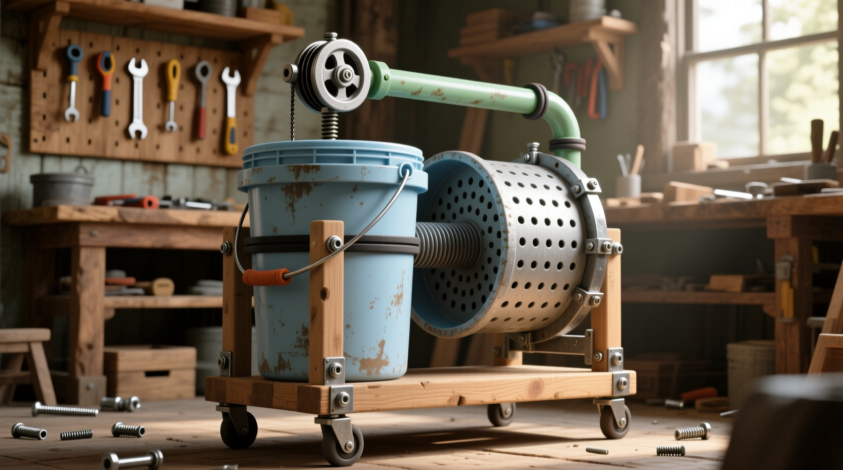 make a diy washing machine from a five gallon bucket