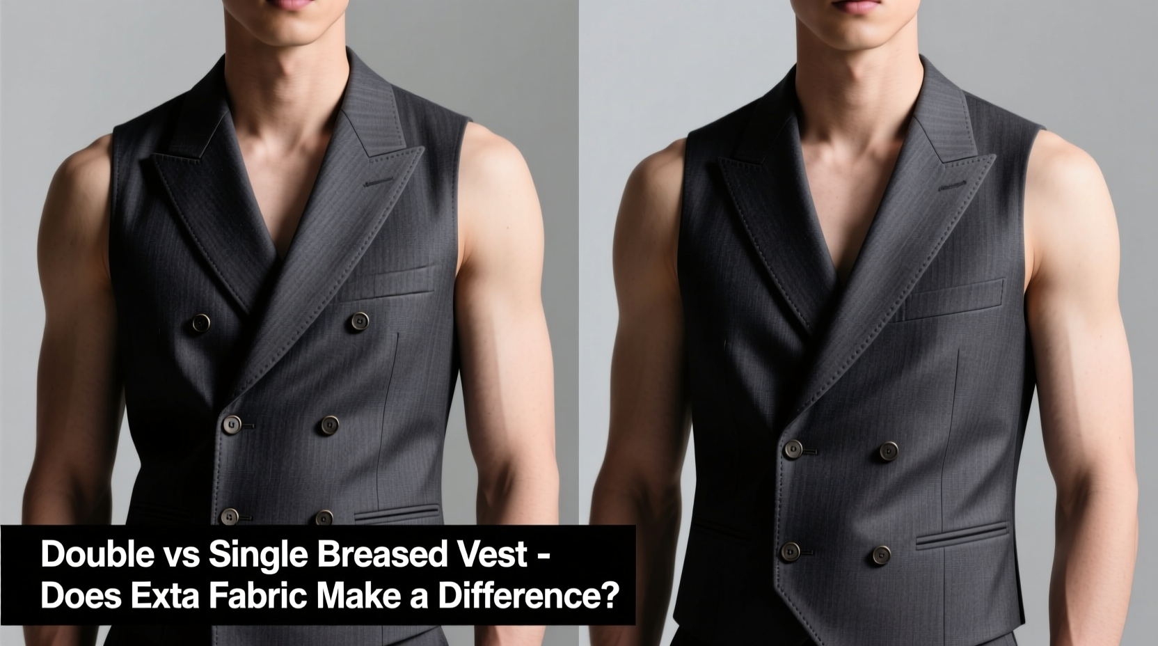 double vs single breasted vest does the extra fabric actually make a difference